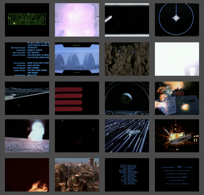 Twenty Frame Summary of Star Wars