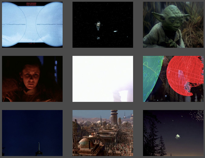 Nine Frame Summary of Star Wars