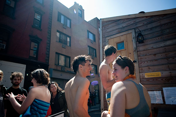 Mobile Sauna at Ideas City Festival